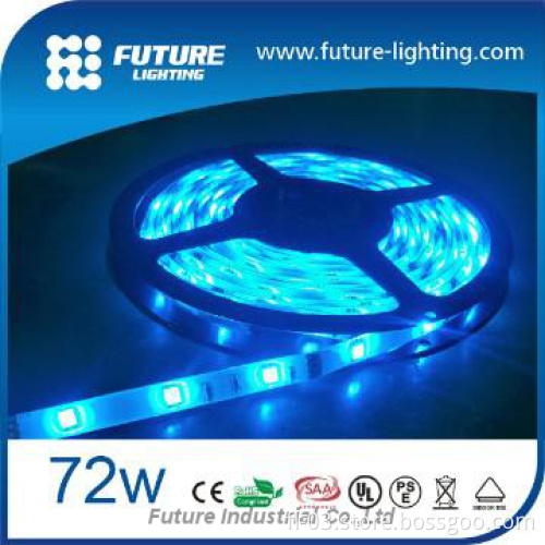 high power quality IP65waterproof 12v 72W flexible uv led rope light